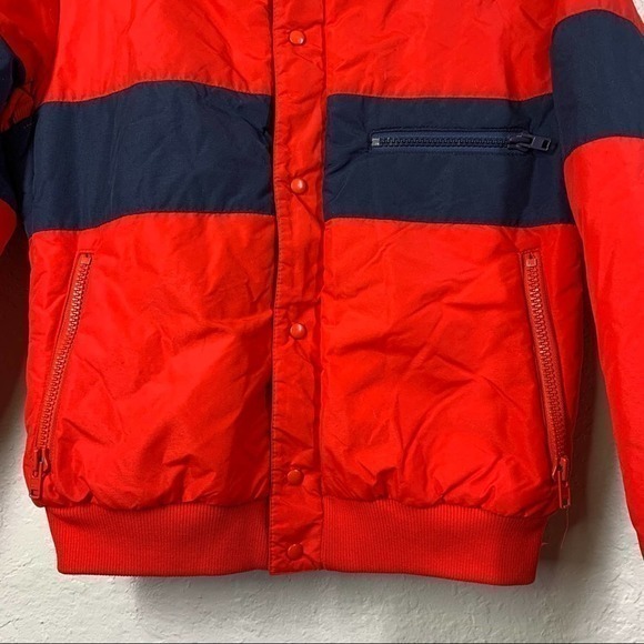 ROFFE Vintage Skiwear Thermal Insulated Red Ski Jacket -‎ Thinsulate - Picture 3 of 14
